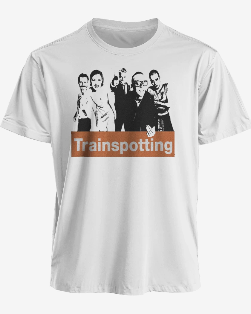Polera premium Blanco de Trainspotting
