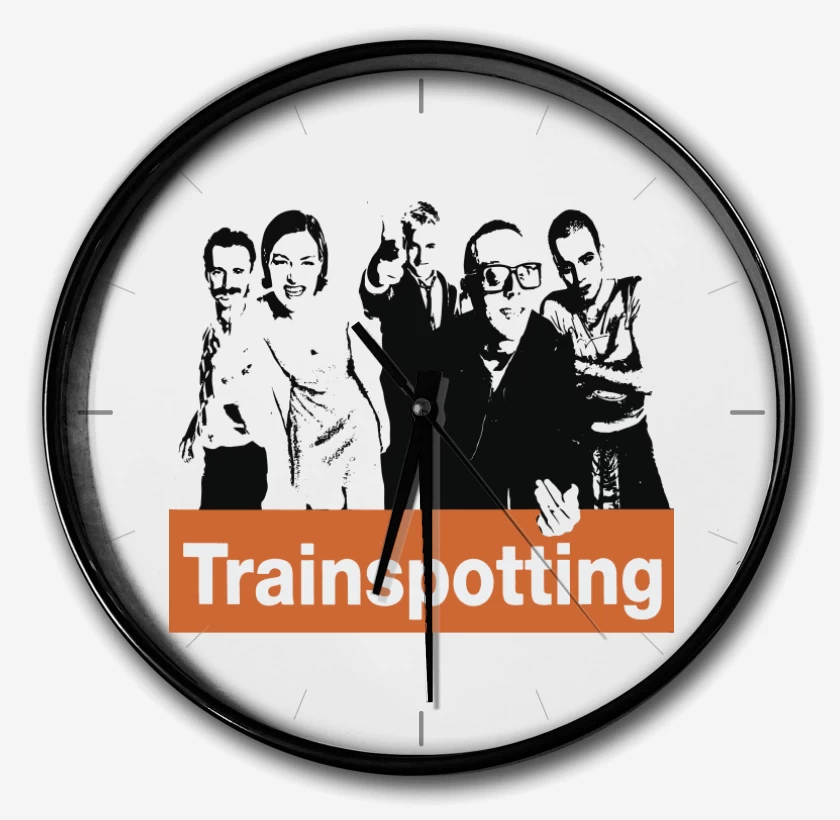 Reloj Blanco de Trainspotting