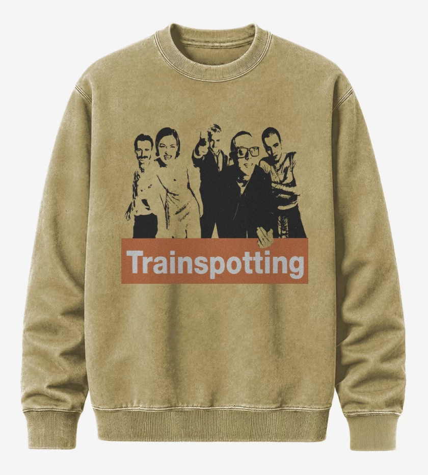 Poleron Polo Acid Wash Beige de Trainspotting