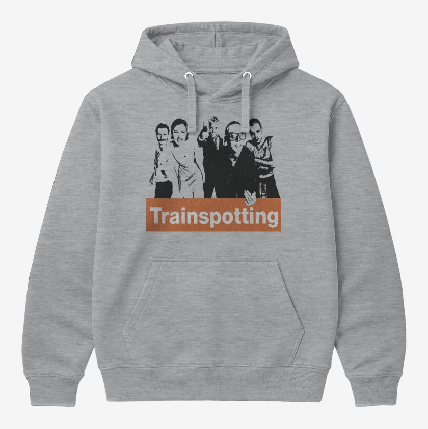 Polerón Canguro Gris Melange de Trainspotting
