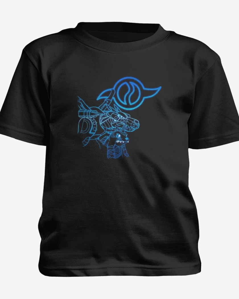Polera de niño Negro de gabumon 2