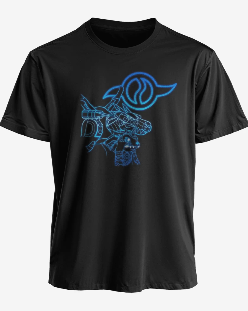 Polera premium Negro de gabumon 2