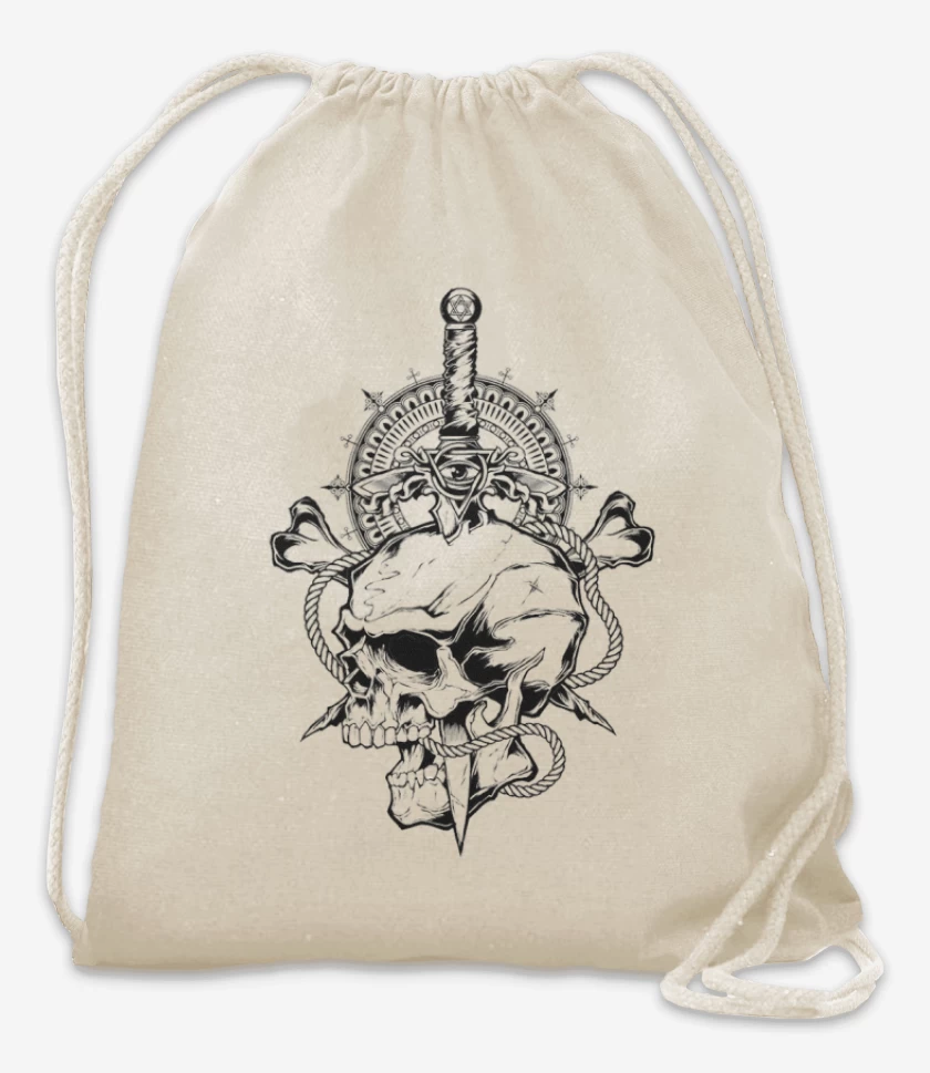 Mochila Blanco de skull 7