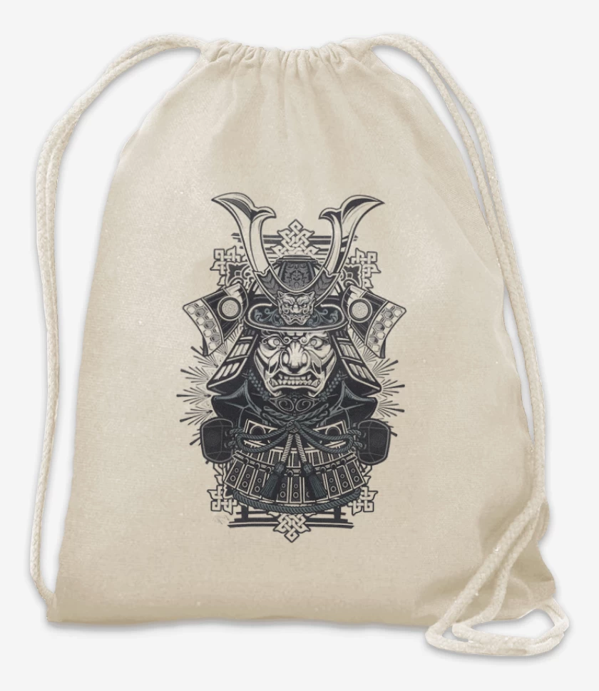 Mochila Blanco de samurai