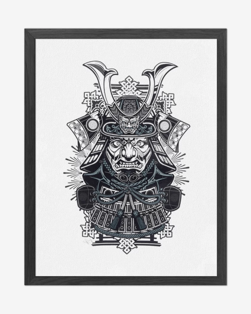Cuadro decorativo Blanco de samurai