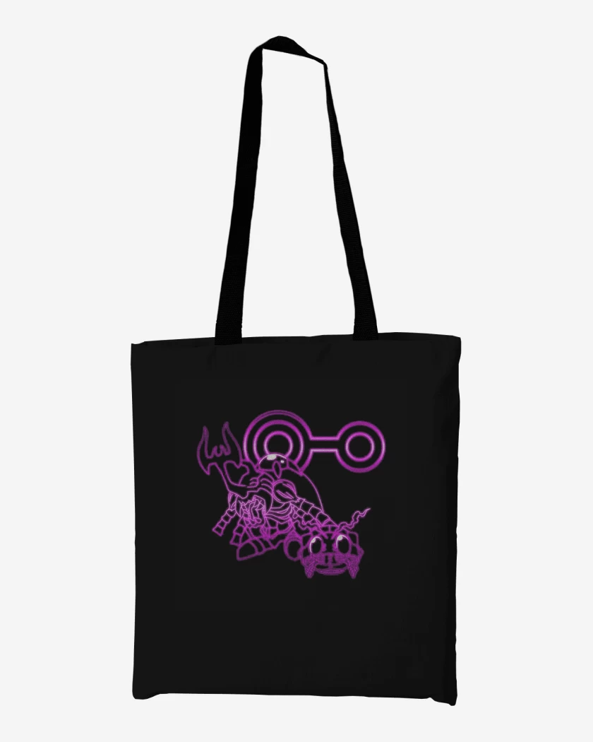 Totebag Negro de tentomon 2