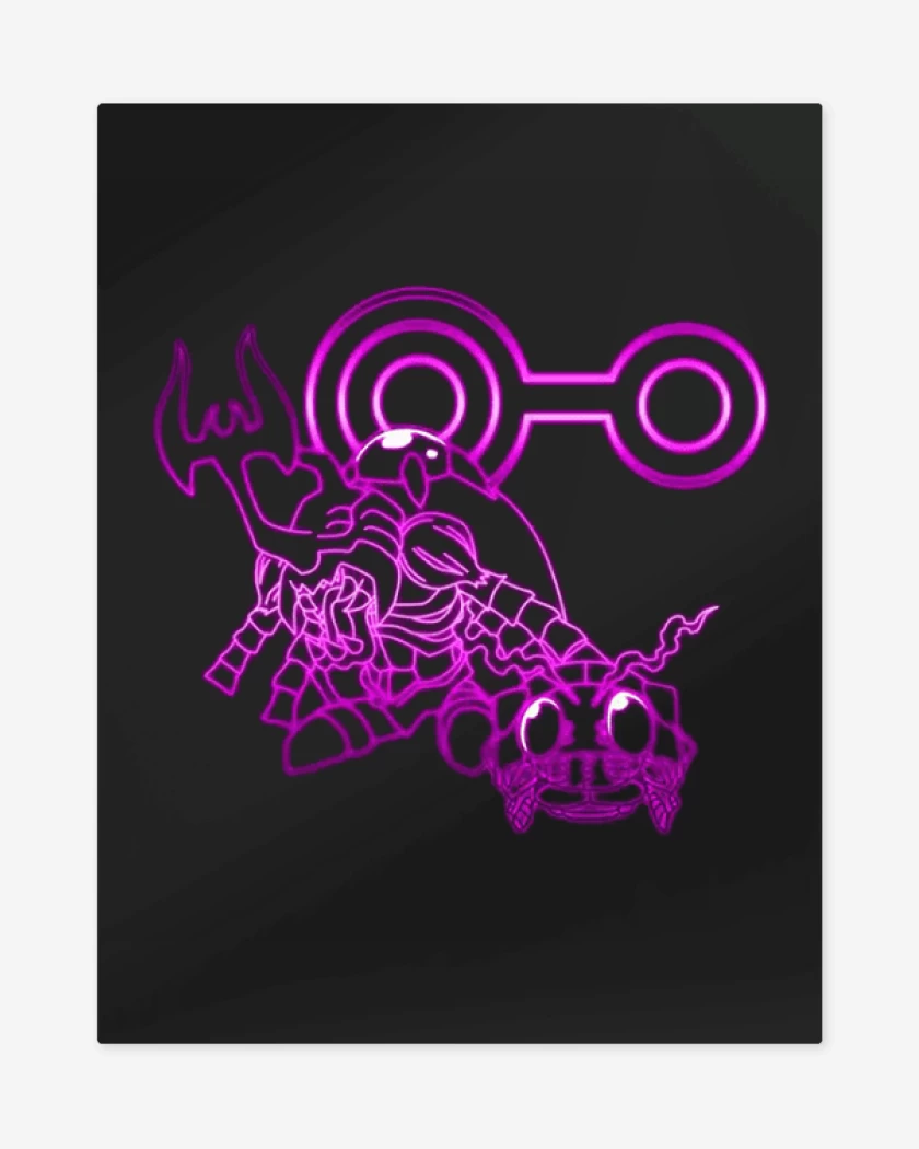 Print metalico Negro de tentomon 2