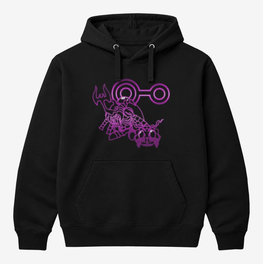 Polerón Canguro Negro de tentomon 2