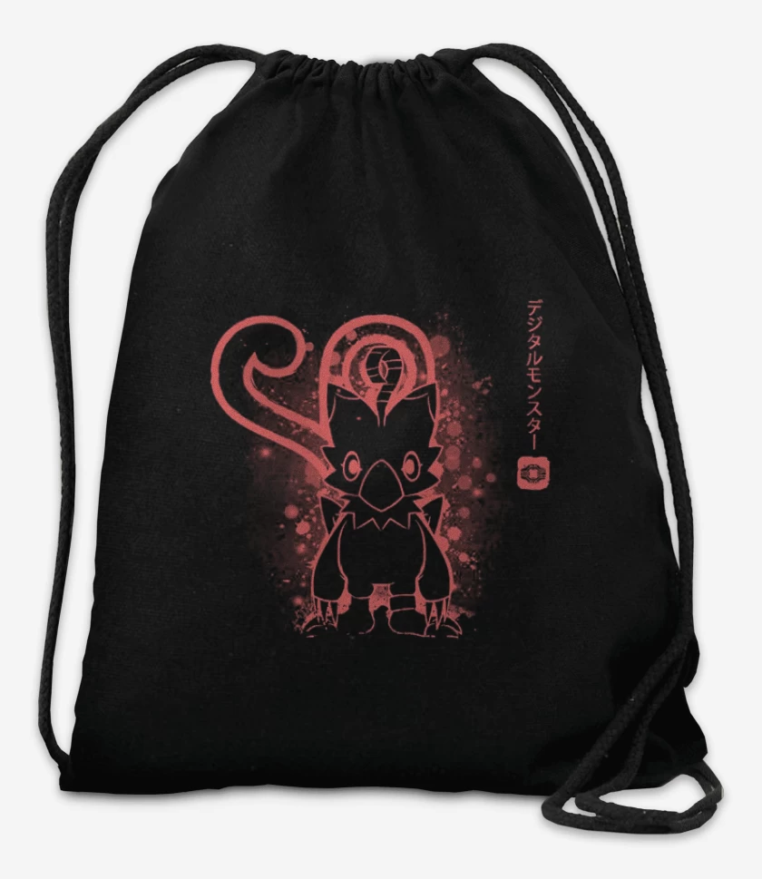 Mochila Negro de piyomon