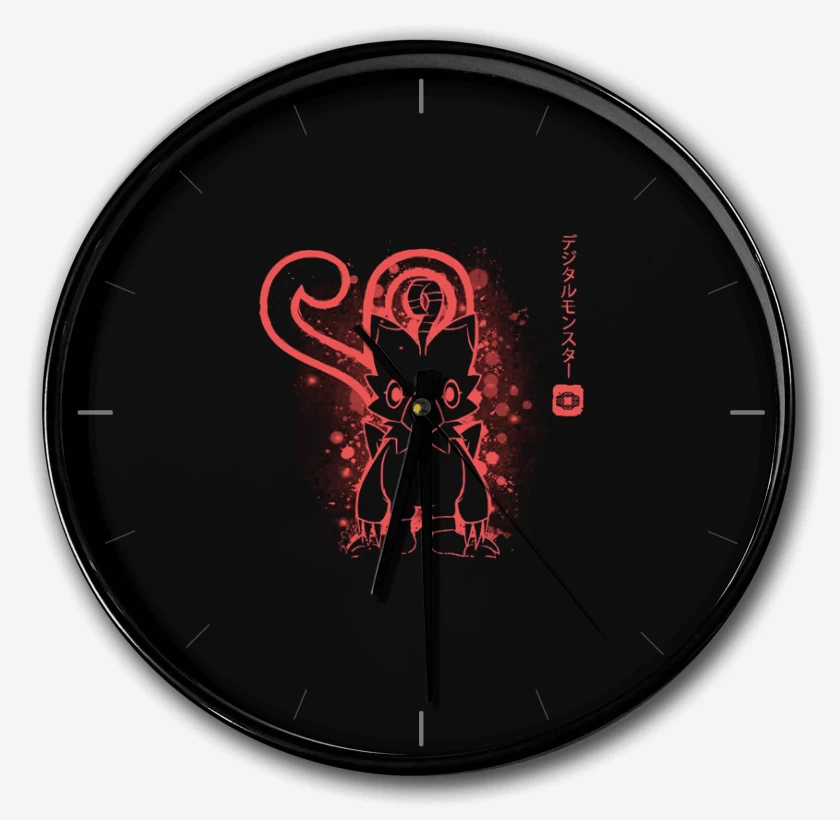 Reloj Negro de piyomon