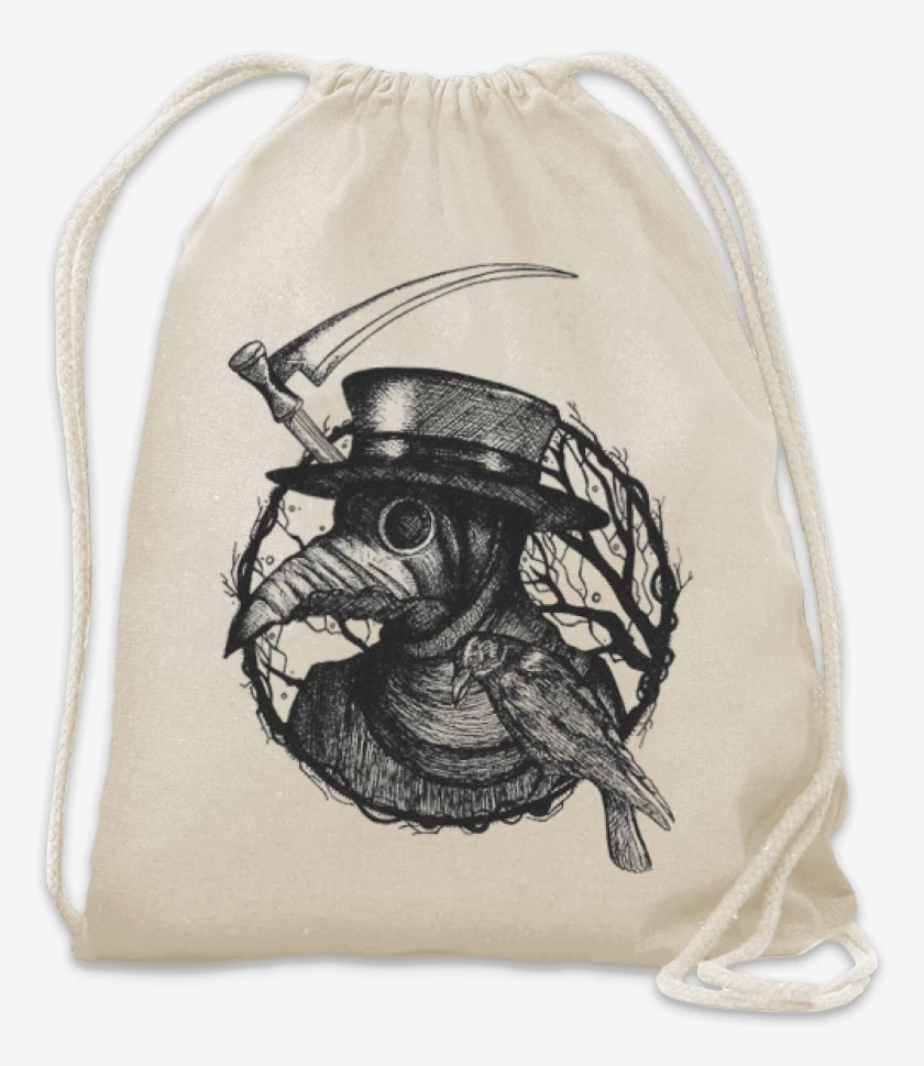 Mochila Blanco de medico peste