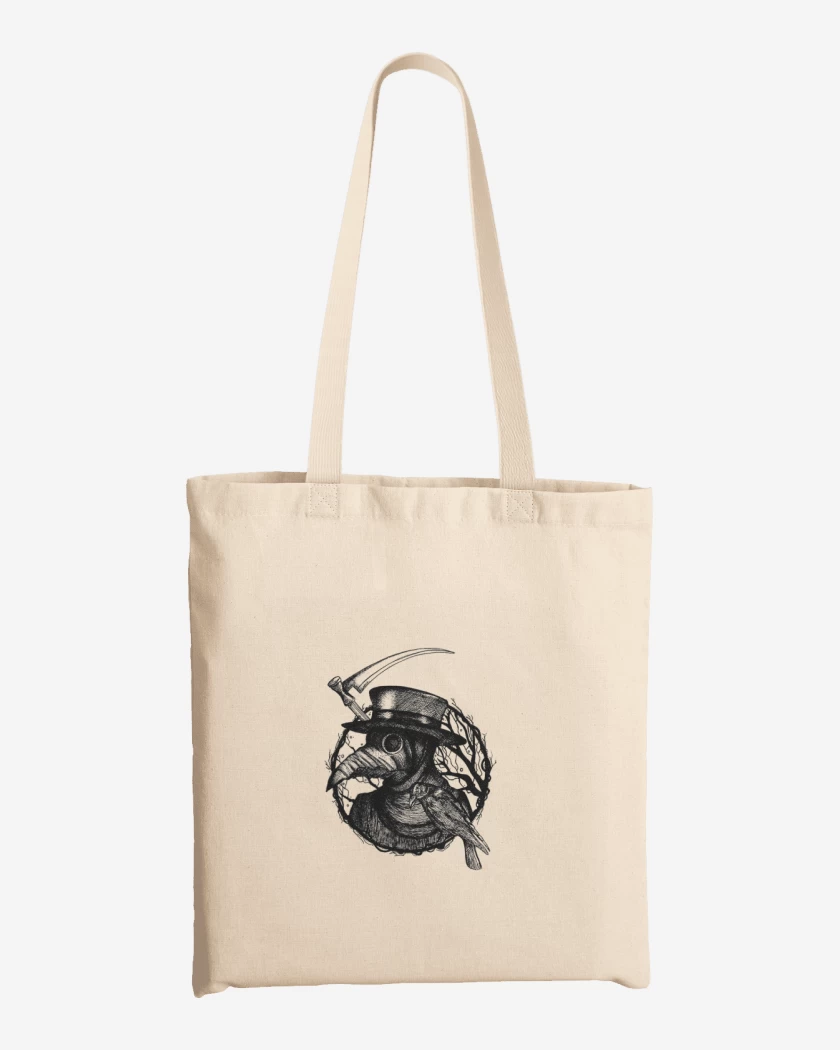 Totebag Blanco de medico peste