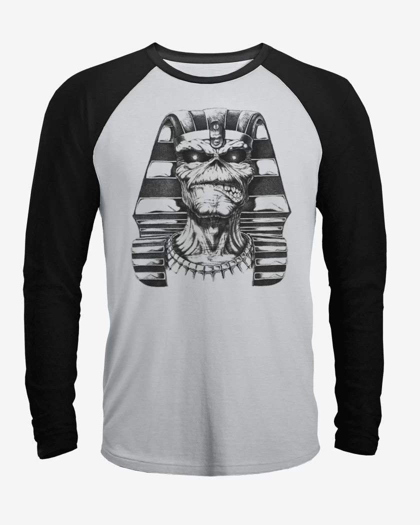 Polera Raglan Blanco / Negro de Eddie 3