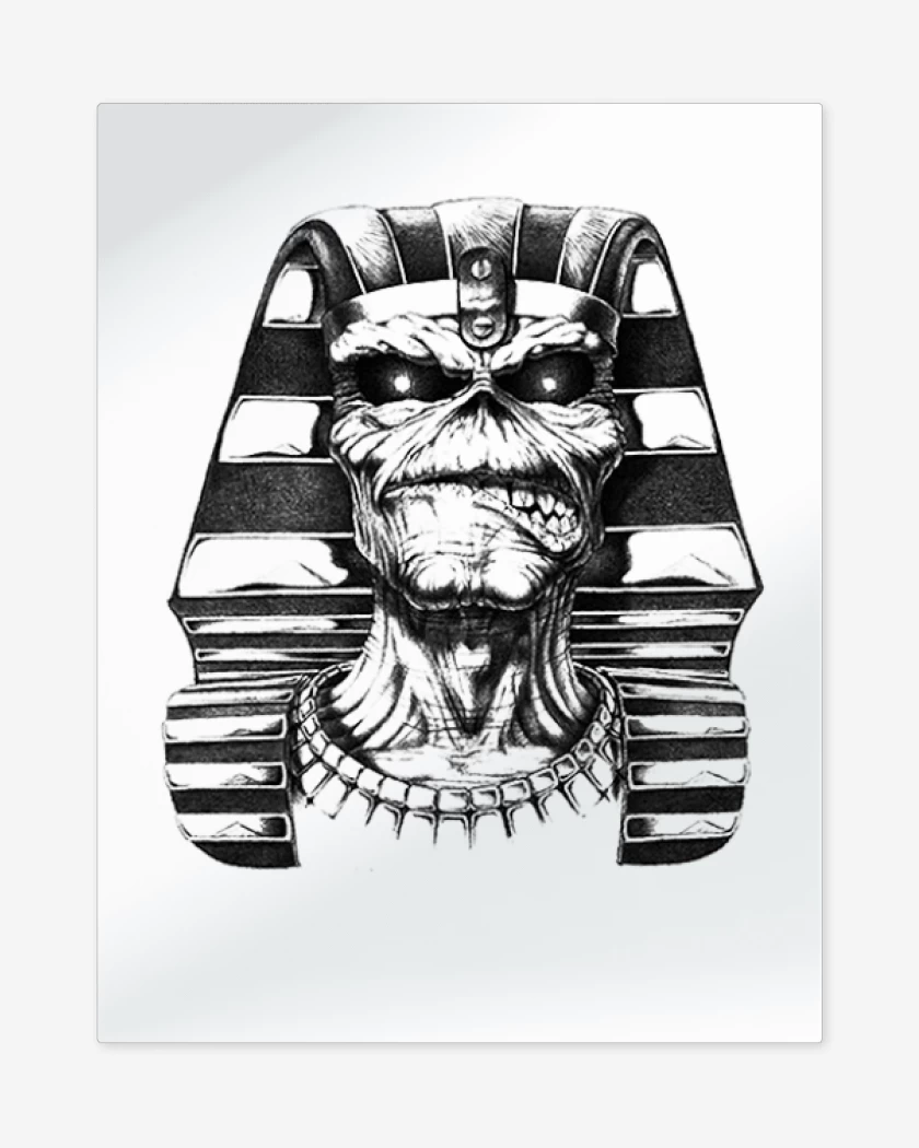 Print metalico Blanco de Eddie 3