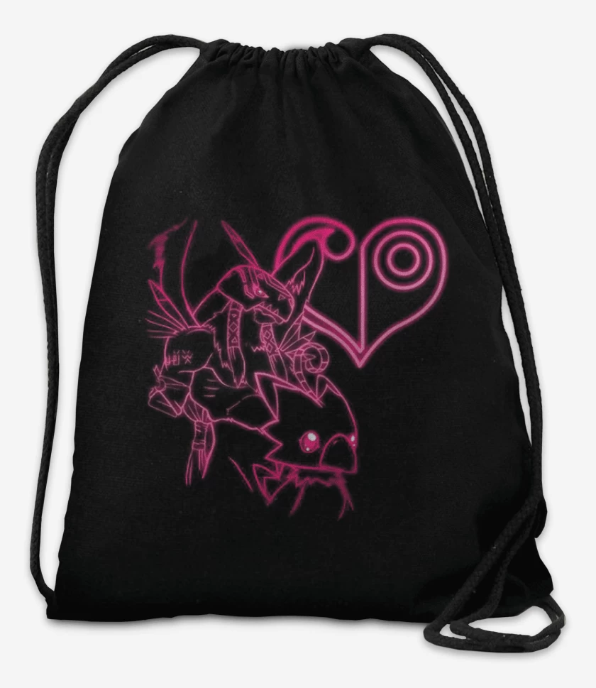 Mochila Negro de piyomon 2 