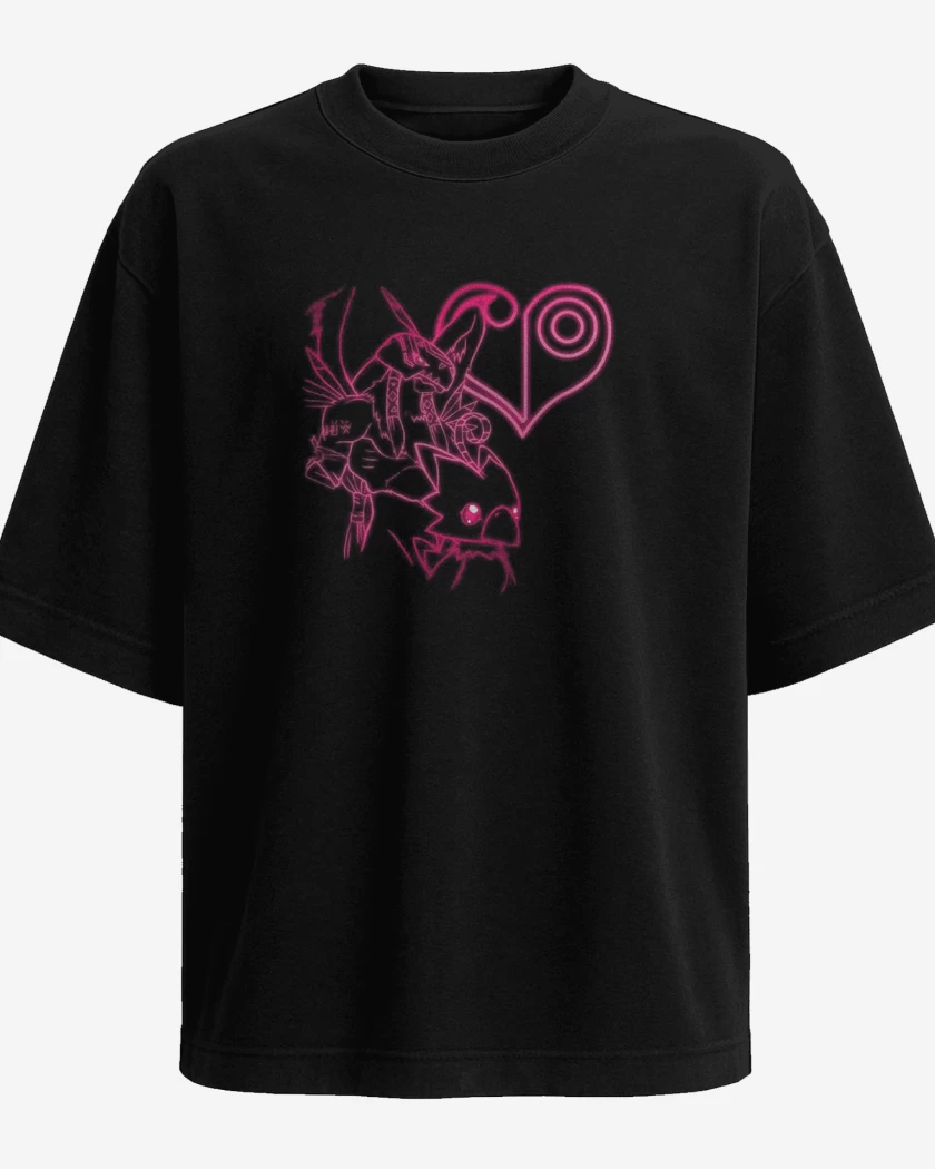 Polera Oversize Negro de piyomon 2 