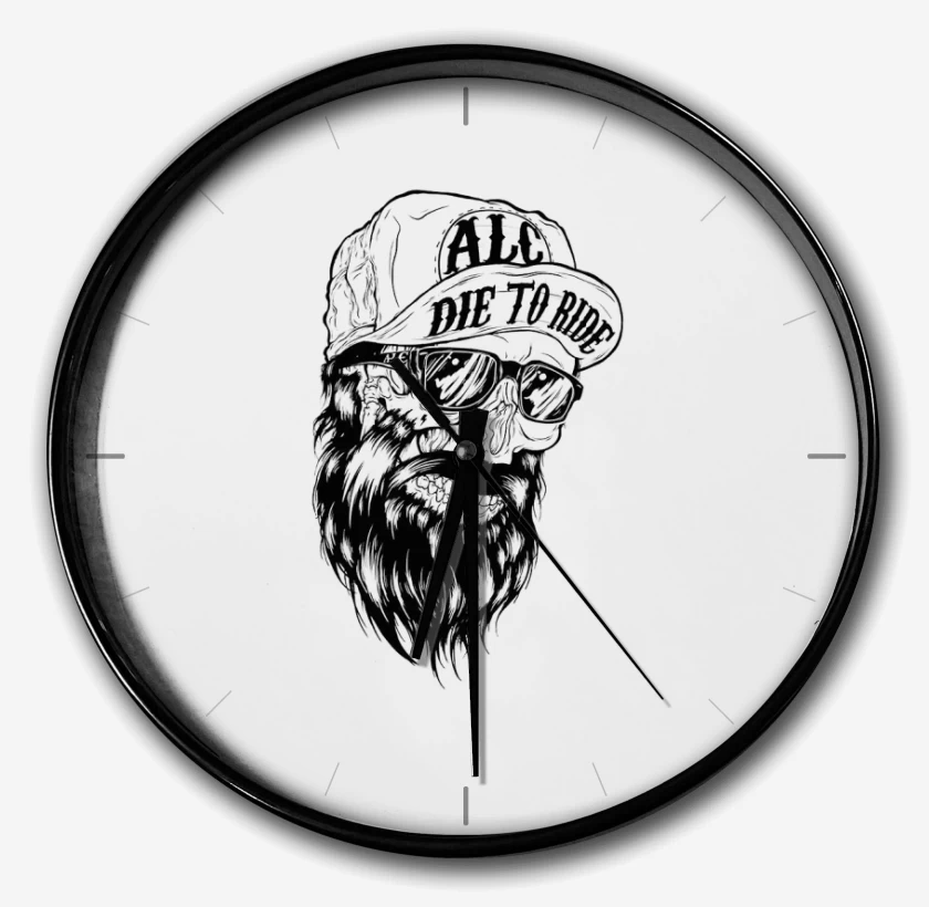 Reloj Blanco de die to ride