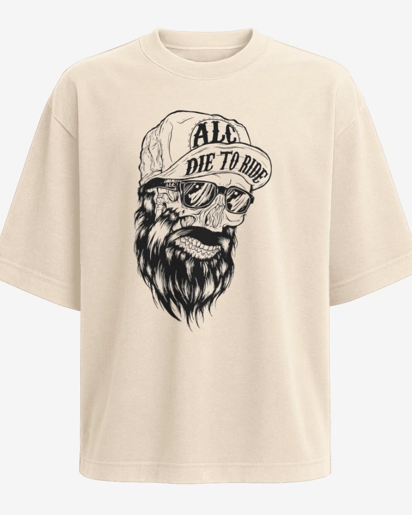 Polera Oversize Beige de die to ride