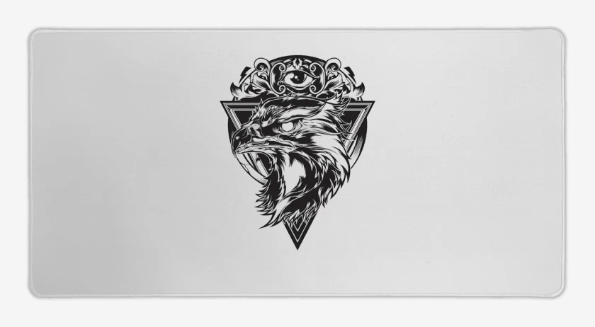 Mouse pad Gamer Blanco de Aguila