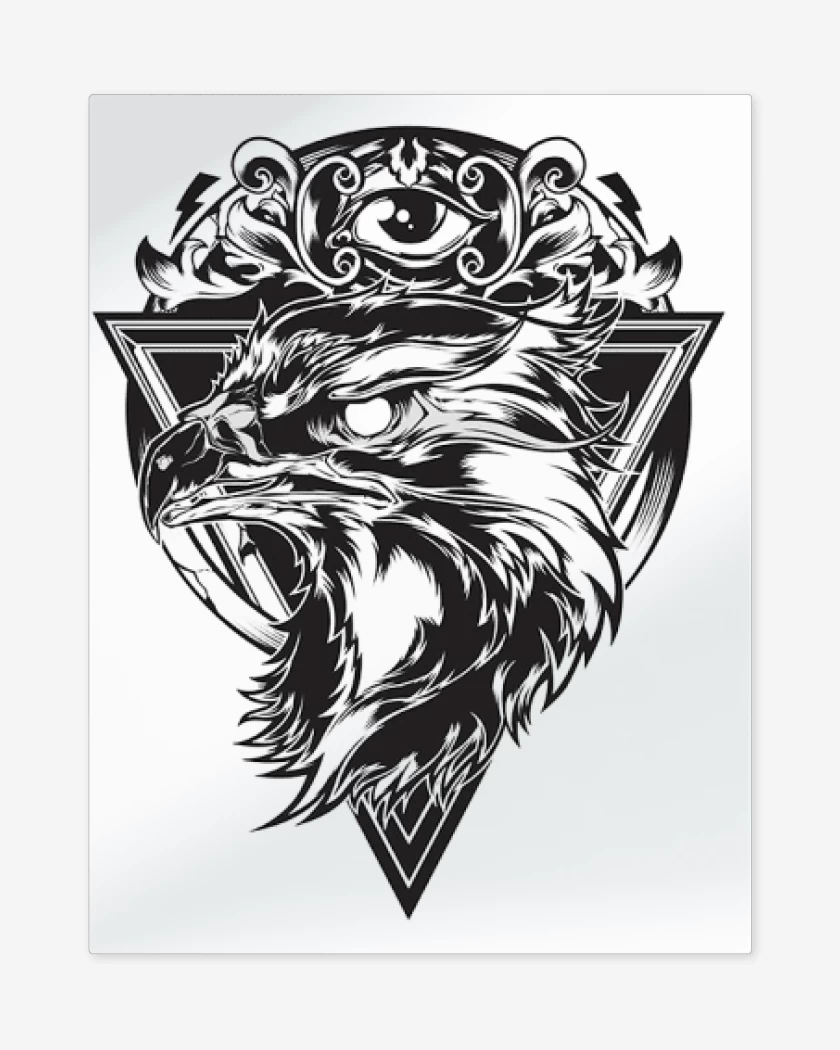 Print metalico Blanco de Aguila