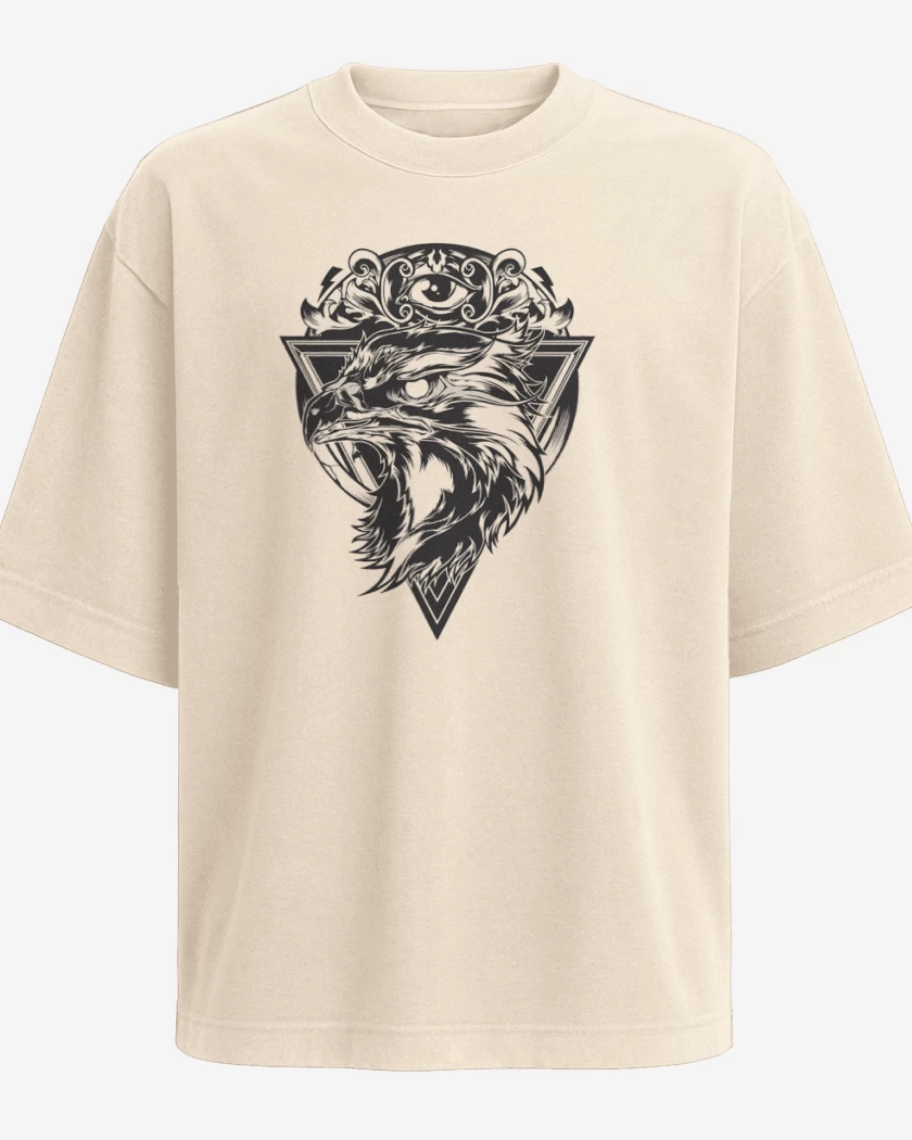 Polera Oversize Beige de Aguila