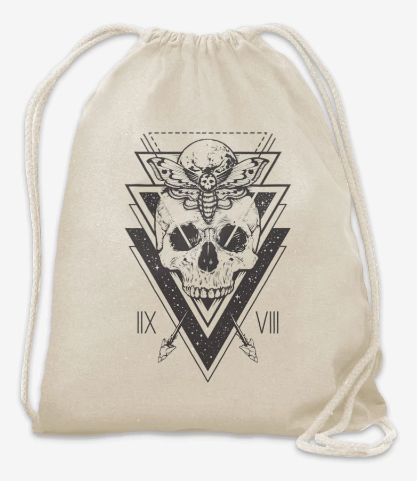 Mochila Blanco de skull 5