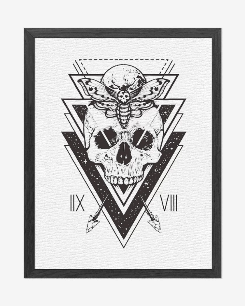Cuadro decorativo Blanco de skull 5