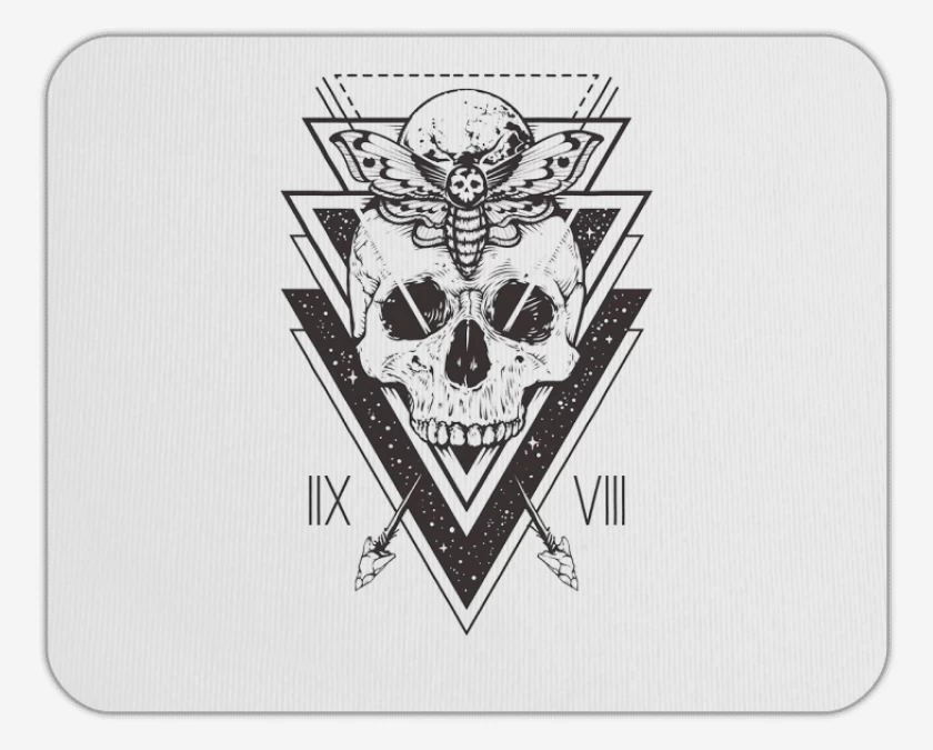 Mousepad skull 5