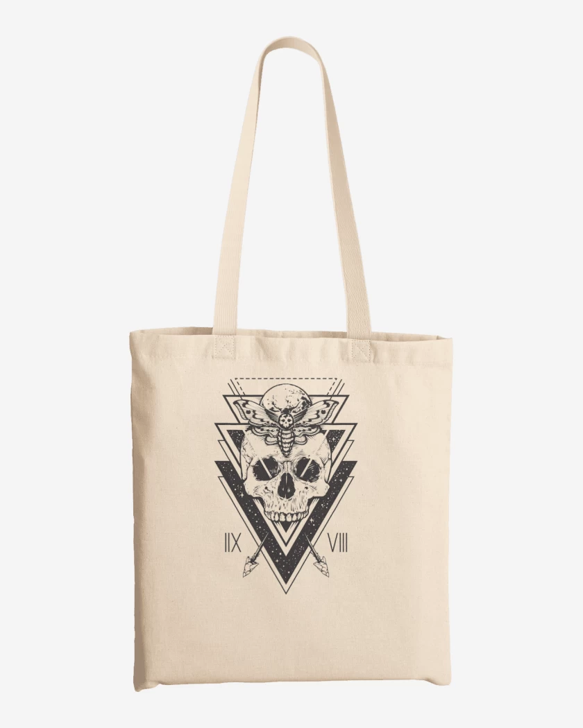 Totebag skull 5