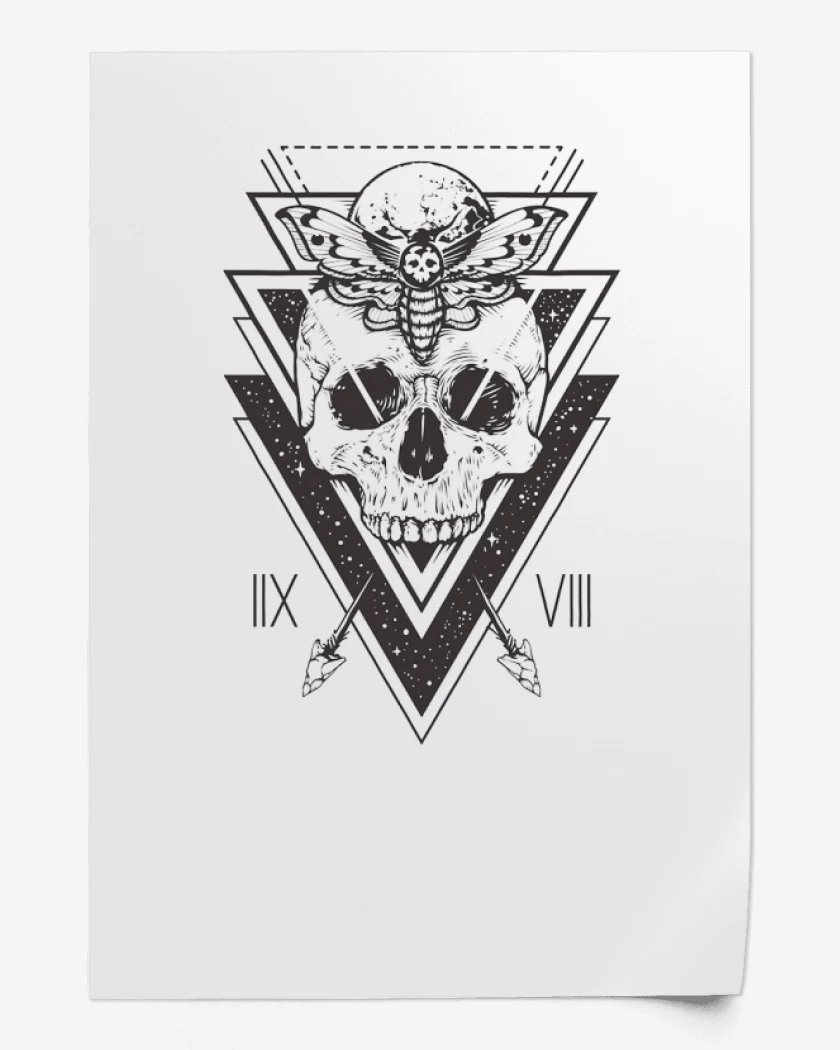 Print Blanco de skull 5
