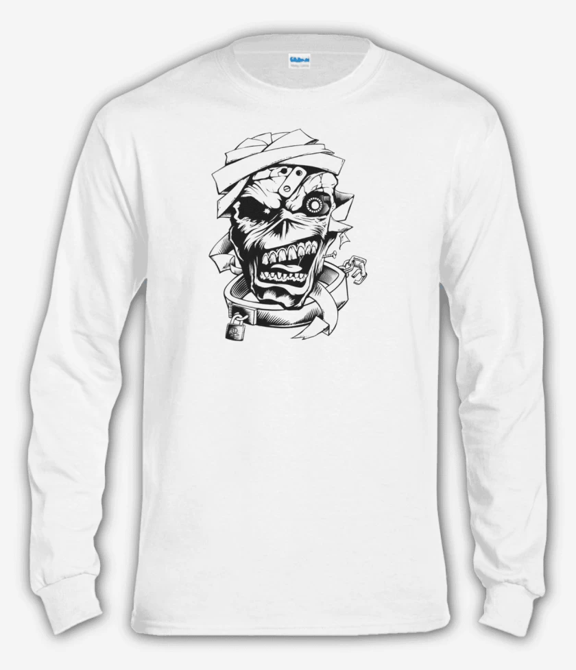 Polera manga larga Blanco de eddie 2 