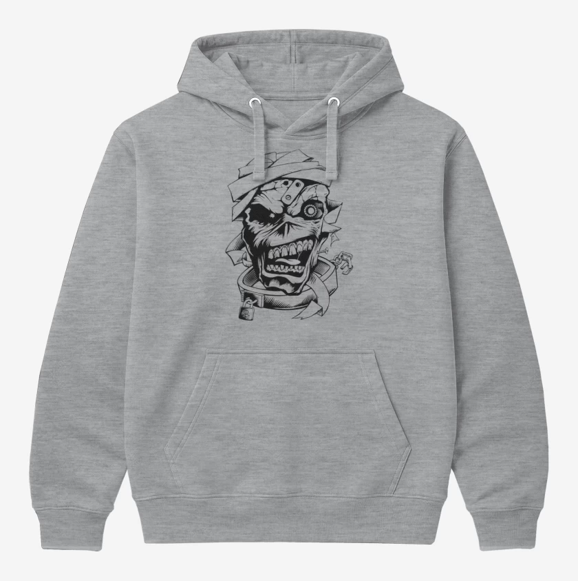 Polerón Canguro Gris Melange de eddie 2 