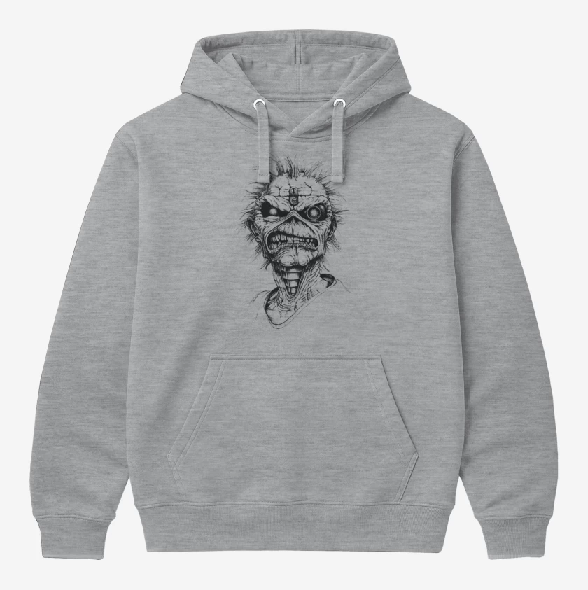 Polerón Canguro Gris Melange de eddie 