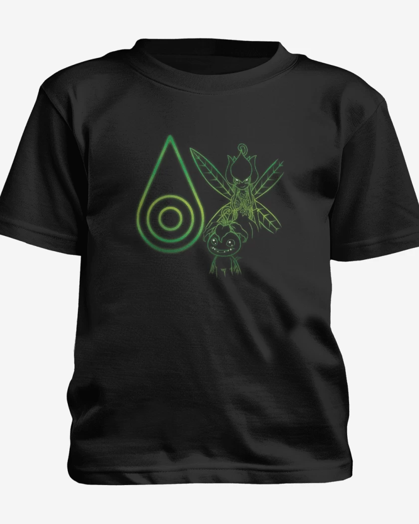 Polera de niño Negro de palmon 2