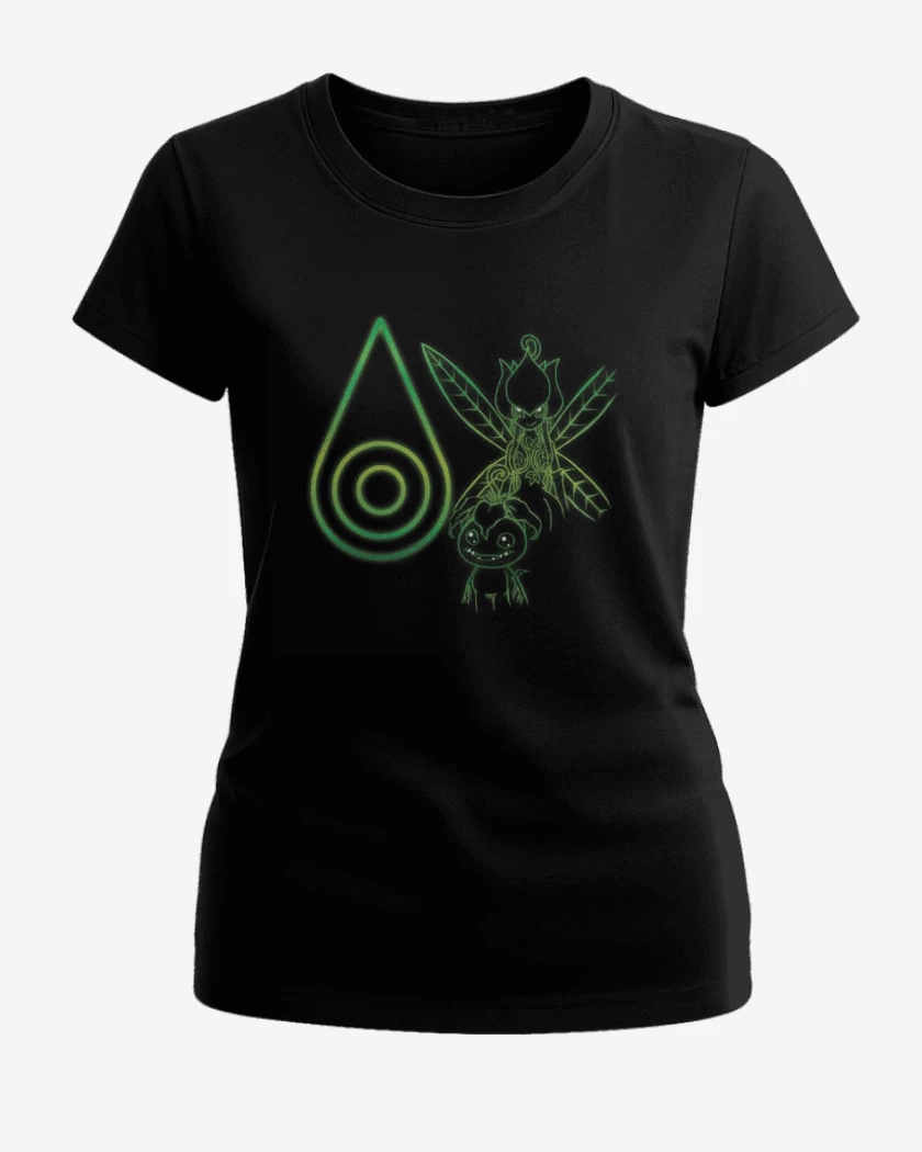 Polera de Mujer Negro de palmon 2