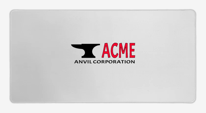 Mouse pad Gamer Blanco de acme