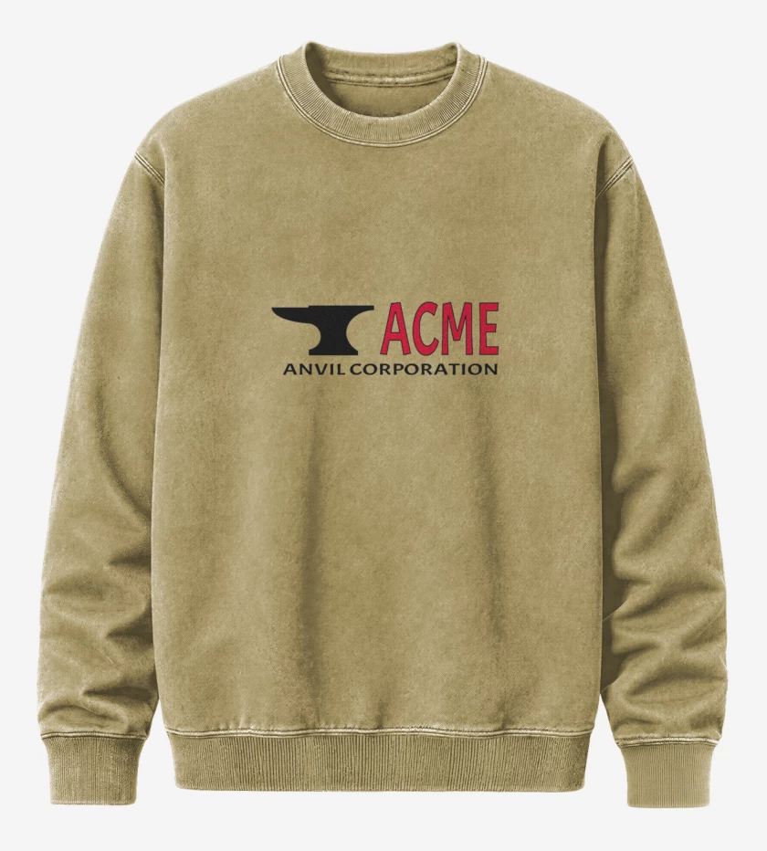 Poleron Polo Acid Wash Beige de acme