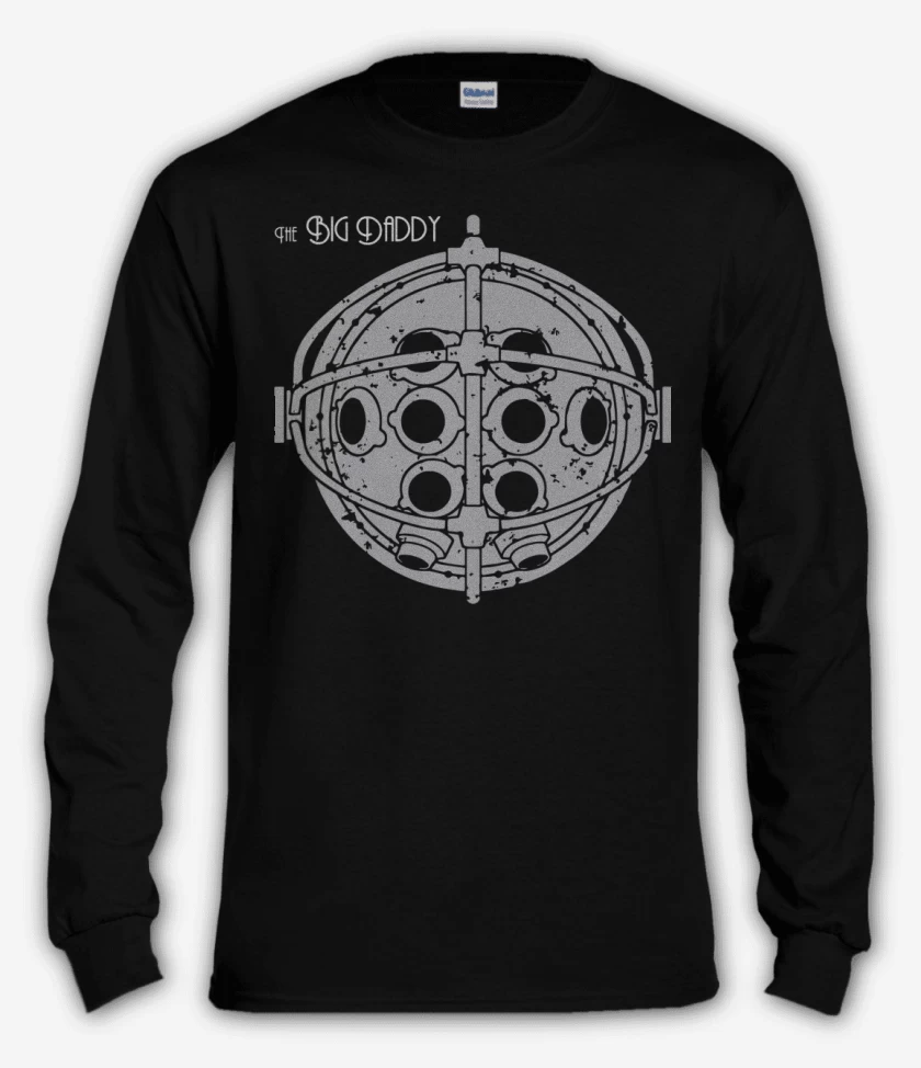 Polera manga larga Negro de Big Daddy
