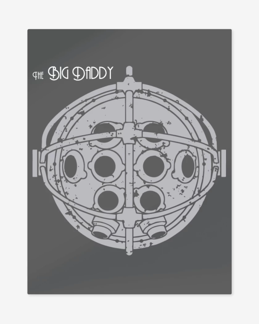 Print metalico Carbon de Big Daddy