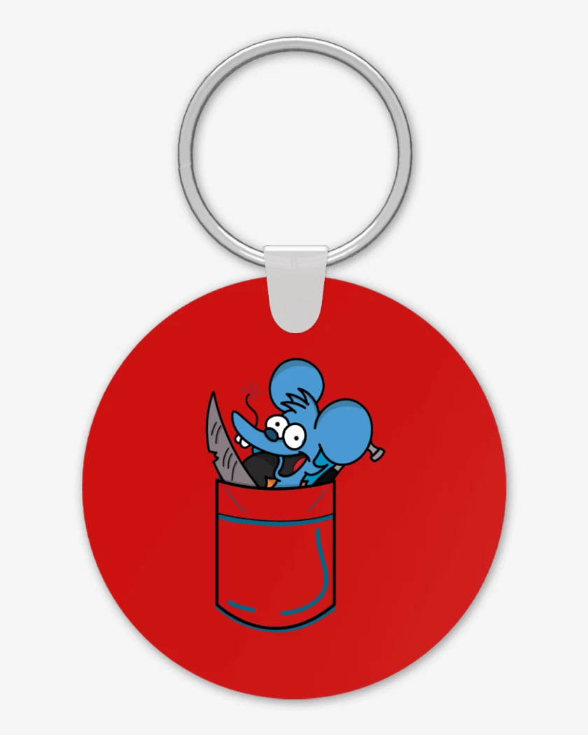 Llavero Rojo de itchy