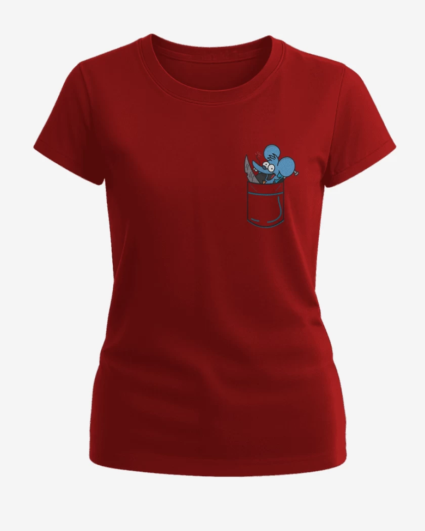Polera de Mujer Rojo de itchy