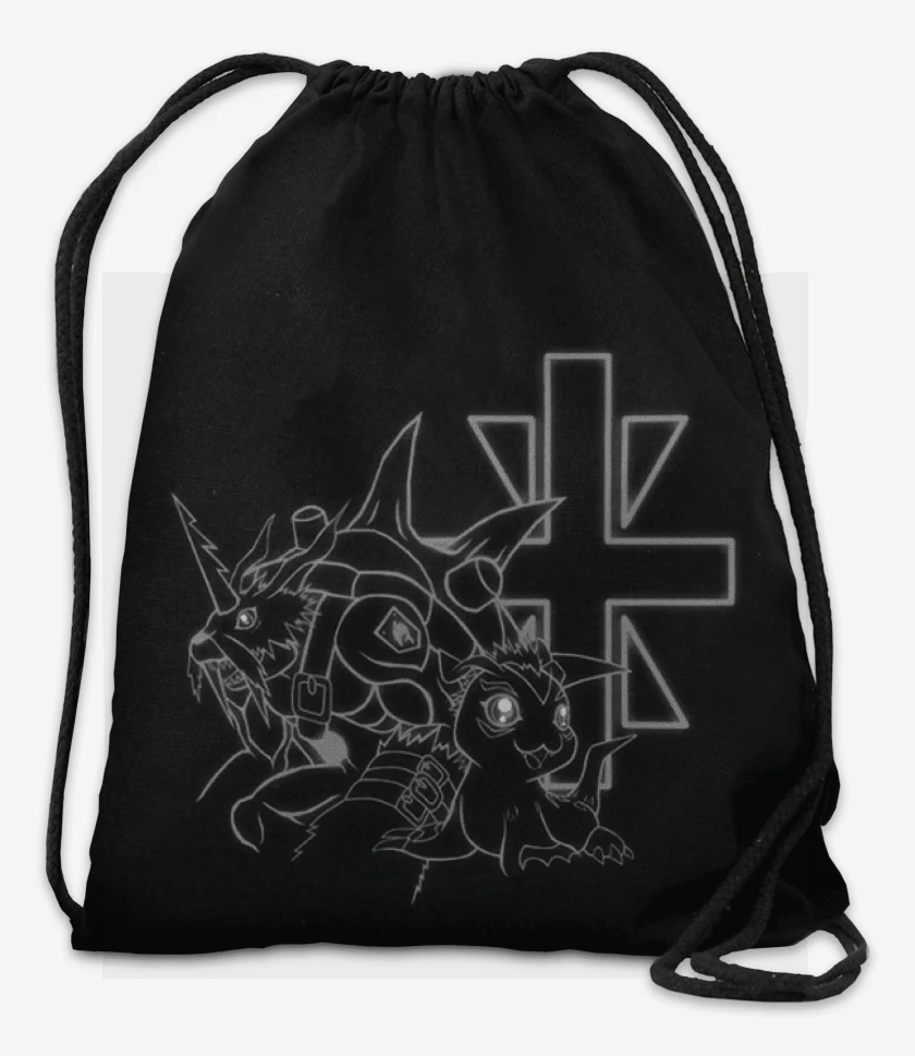 Mochila Negro de gomamon 2