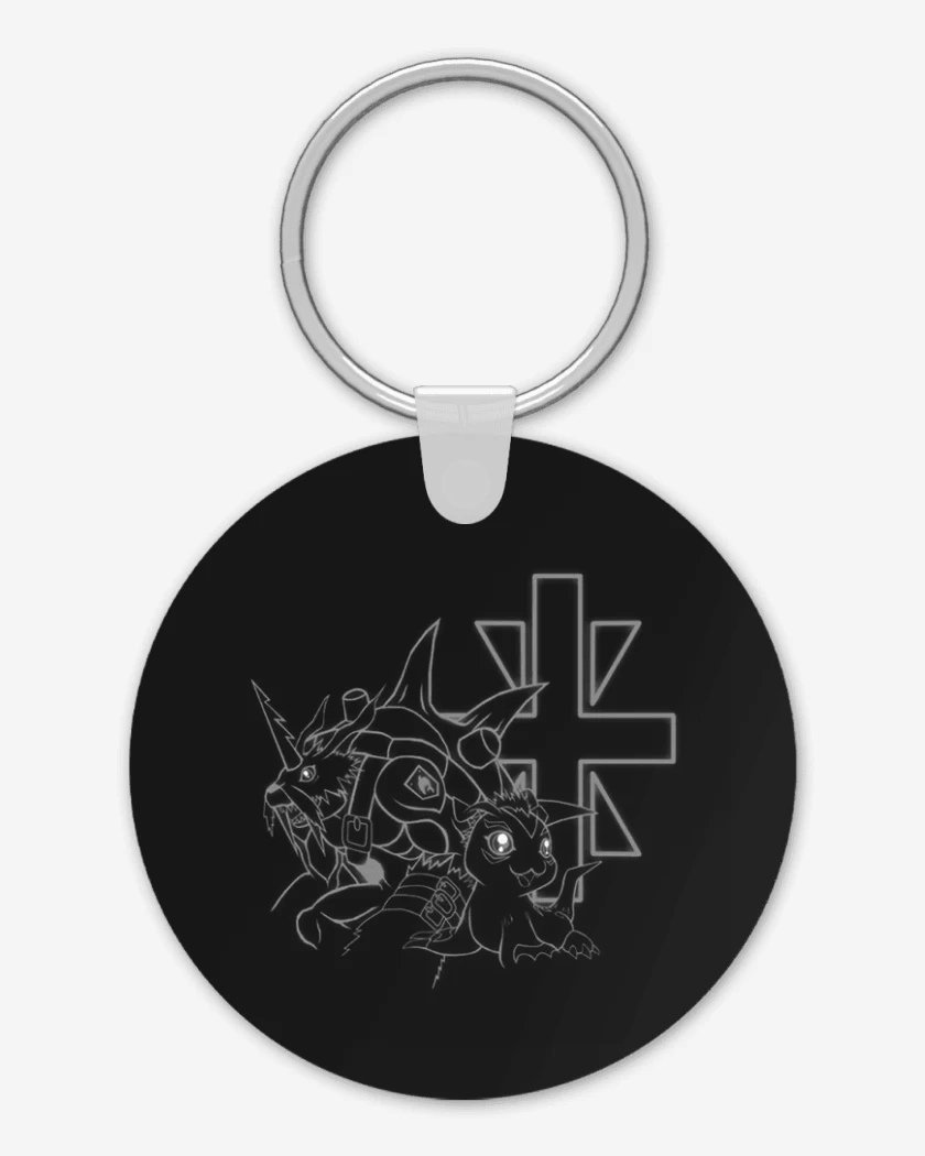 Llavero Negro de gomamon 2