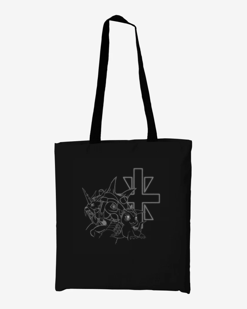 Totebag Negro de gomamon 2