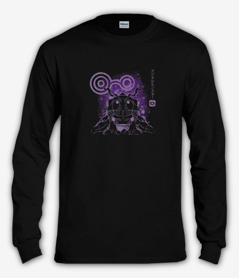 Polera manga larga Negro de tentomon