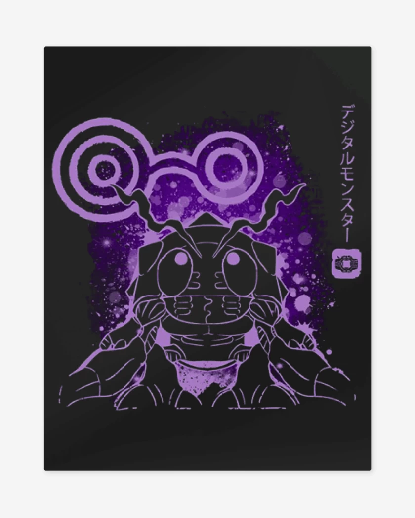 Print metalico Negro de tentomon