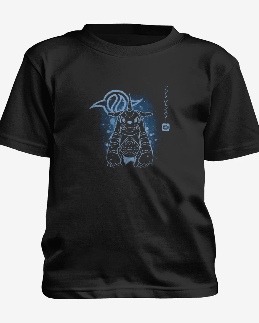 Polera de niño Negro de gabumon