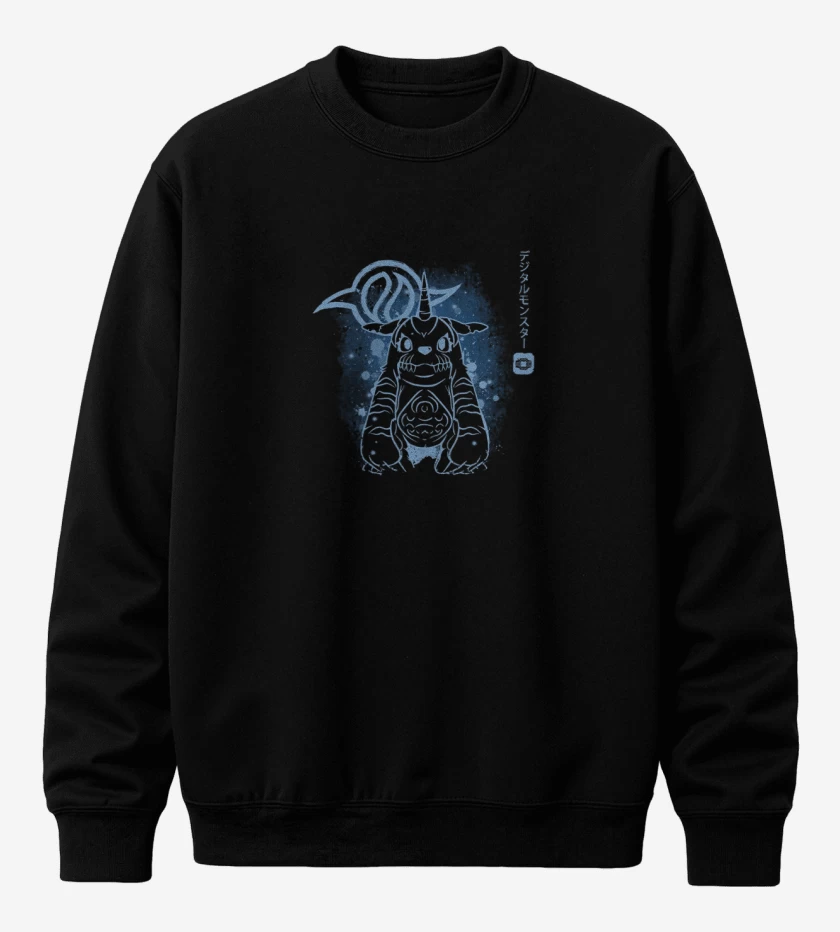 Poleron polo Negro de gabumon