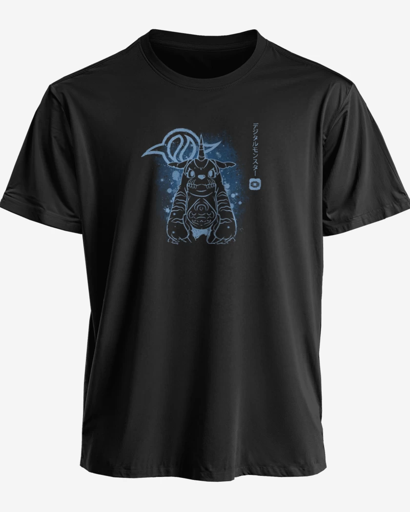 Polera premium Negro de gabumon