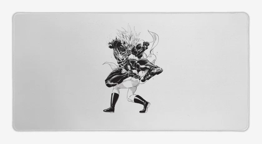 Mouse pad Gamer Blanco de saitama 3